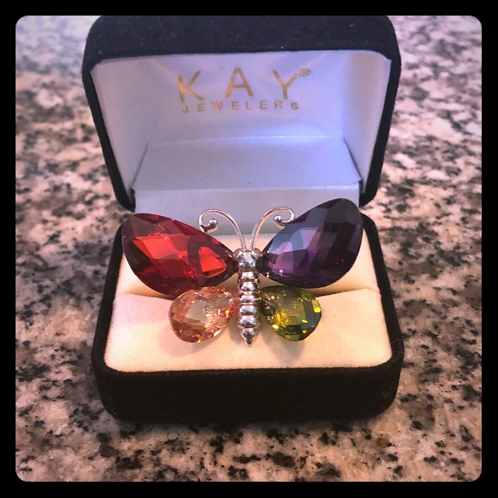 Multi stone butterfly